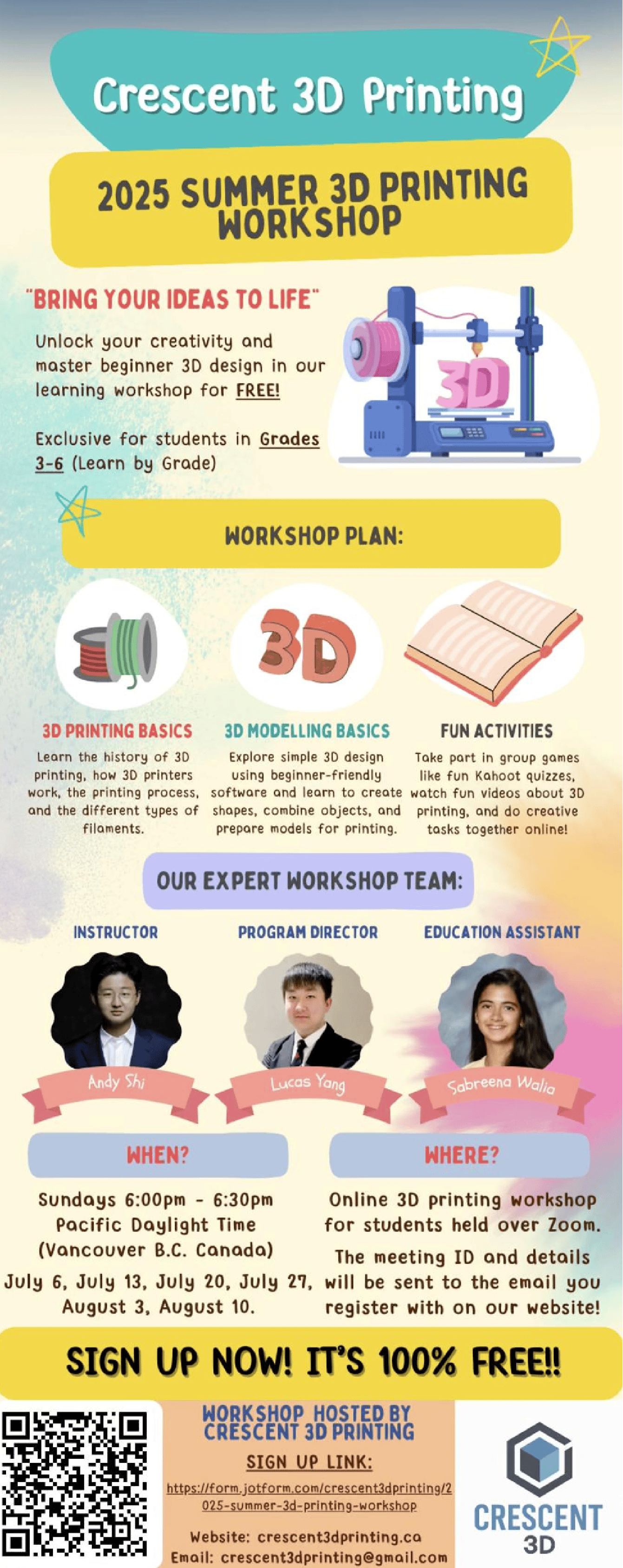 Summer Program Poster